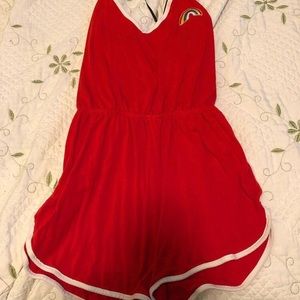 Red romper